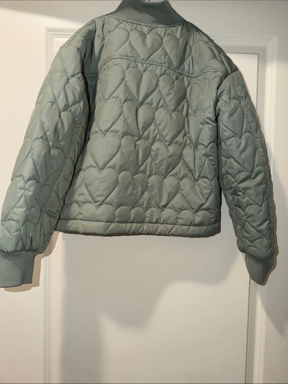 GAP Kids Light Sage Quilted Jacket